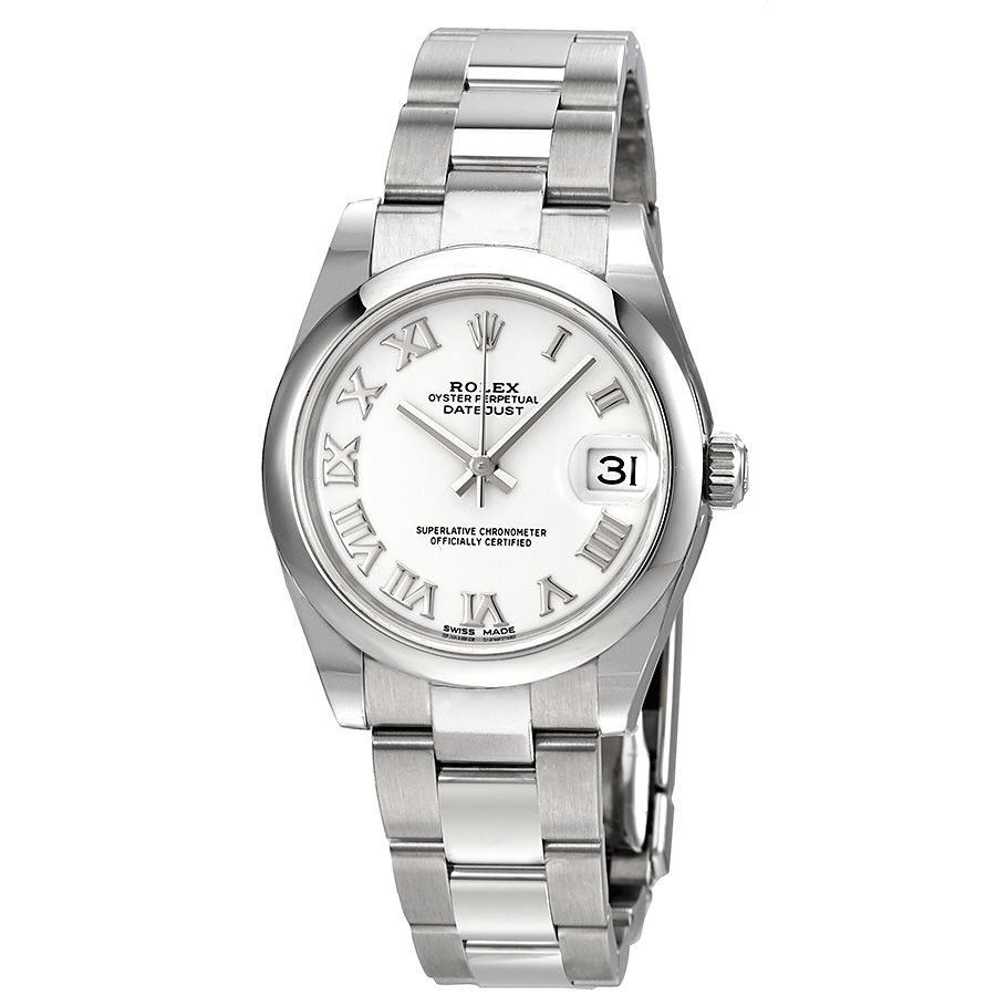 Rolex Datejust Lady 31 White Dial Stainless Steel Oyster Bracelet Automatic Watch 178240WRO