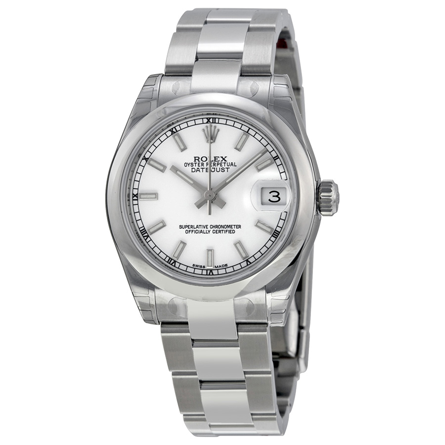 Rolex Datejust Lady 31 White Dial Stainless Steel Oyster Bracelet Automatic Watch 178240WSO
