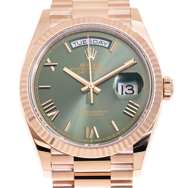 Day Date 36mm Olive Green Dial 128235-0089