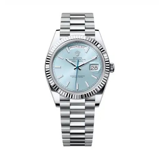 Day-Date Automatic Chronometer Ice Blue Dial Men's Watch
