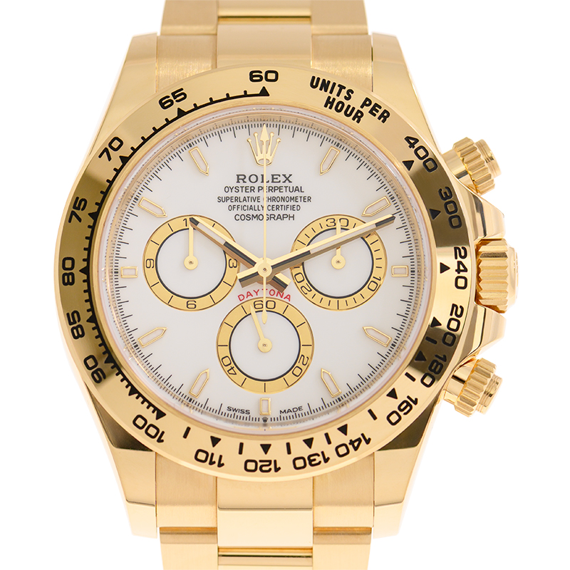 Daytona Chronograph Automatic White Dial Men's Watch