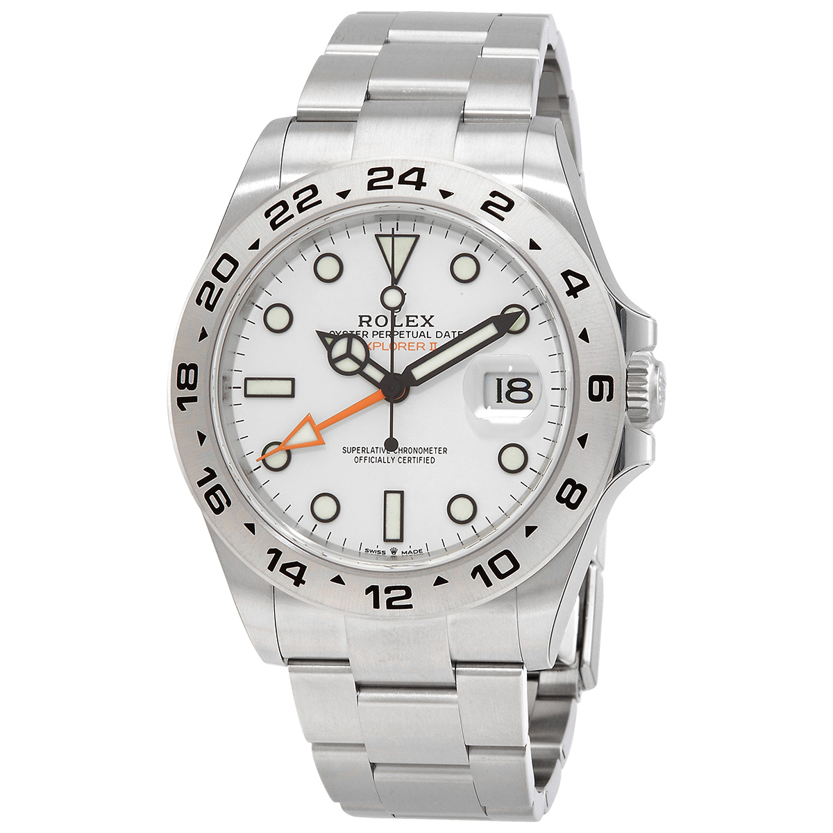Rolex Explorer II Automatic Chronometer White Dial Men's Watch 226570WSO