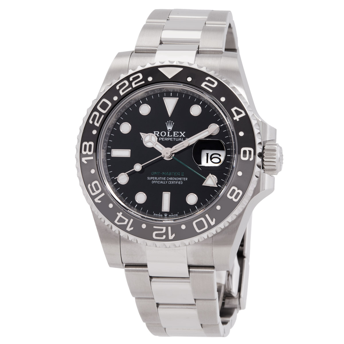 Gmt Master II Automatic Black Dial Men's Watch