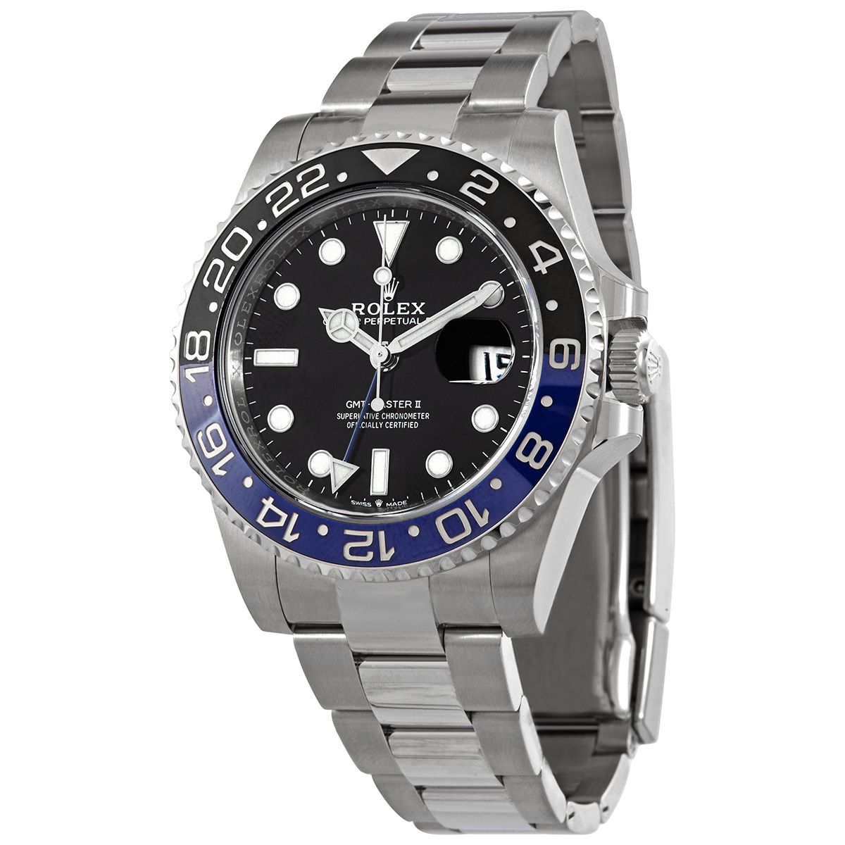 GMT-Master II Automatic Black Dial Batman Bezel Men's Watch 126710BKBLSO