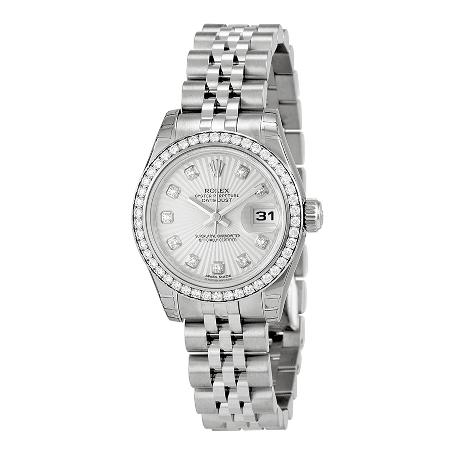 Rolex Lady Datejust 26 Ivory coloured Dial Stainless Steel Jubilee Bracelet Automatic Watch 179384ISBDJ