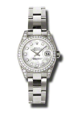 Lady Datejust 26 Mother of Pearl Dial 18K White Gold Oyster Bracelet Automatic Watch