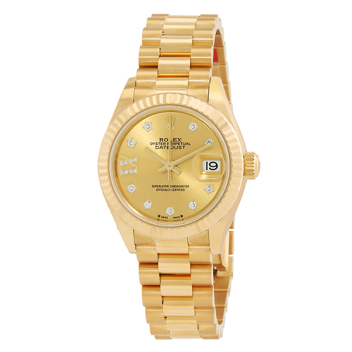 Lady Datejust Automatic Diamond Champagne Dial Ladies Watch 279178CRDP