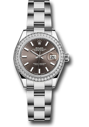 Rolex Lady Datejust Automatic Grey Dial Ladies Oyster Watch 279384GYSO