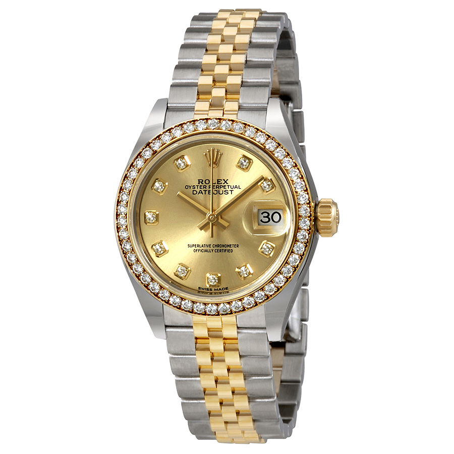 Lady Datejust Champagne Diamond Dial Automatic Watch 279383CDJ