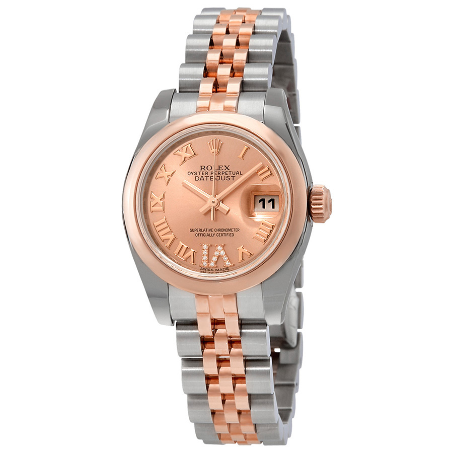 Rolex Lady Datejust Pink Dial Automatic Ladies Jubilee Watch 179161PRDJ