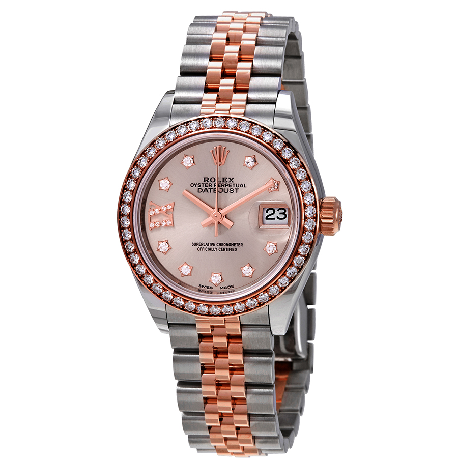 Lady Datejust Sundust Diamond Dial Ladies Steel and 18ct Jubile Watch