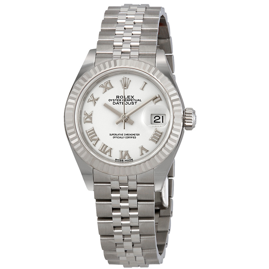 Lady-Datejust White Dial Automatic Ladies Jubilee Watch