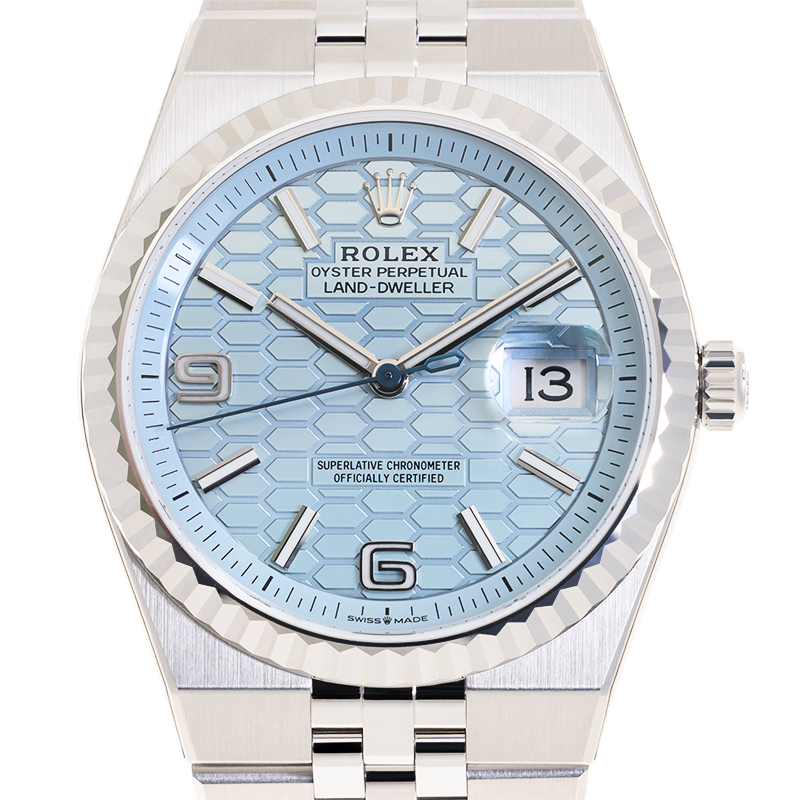 Land Dweller 36mm Platinum Chronometer Watch