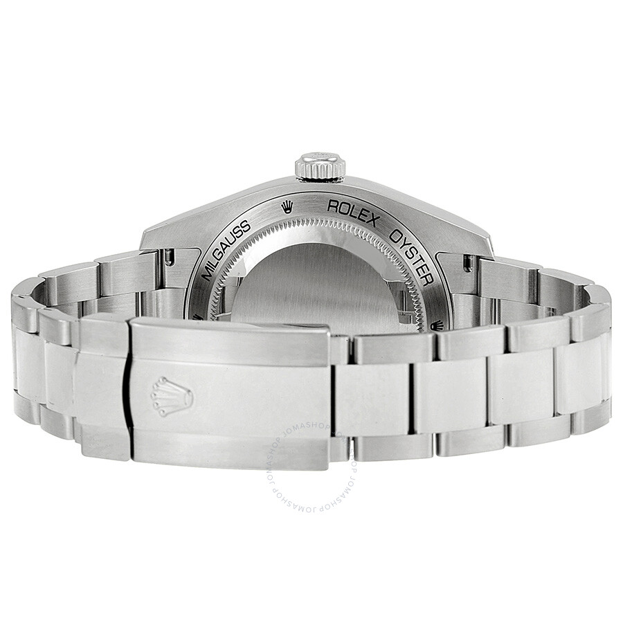 Rolex Milgauss White Dial Stainless Steel Oyster Bracelet Automatic Rolex Milgauss White Dial Stainless Steel Oyster Bracelet Automatic Men S Watch 116400wso