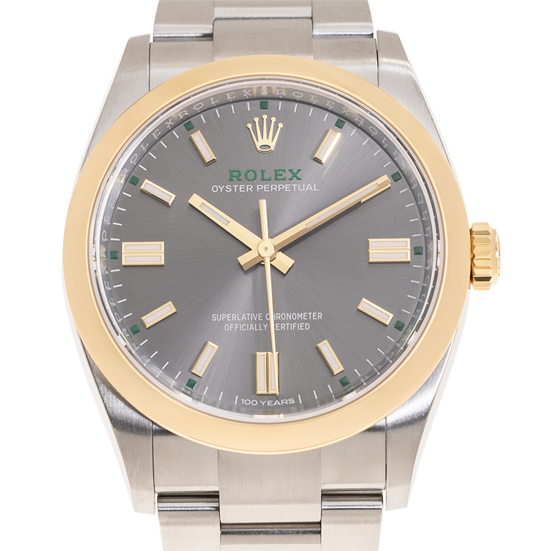 Rolex Oyster Perpetual 100 Year Anniversary Automatic Grey Dial Watch m126003-0001