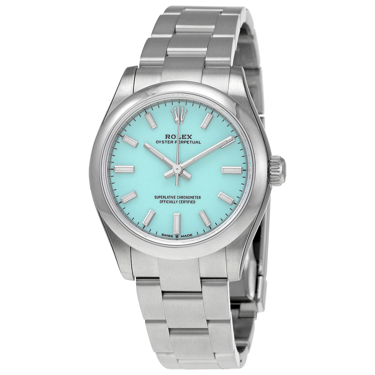 Rolex Oyster Perpetual 31 Automatic Chronometer Turquoise Blue
