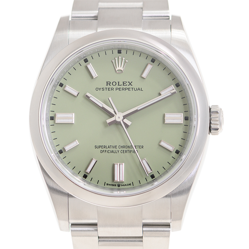 Rolex Oyster Perpetual 36 Automatic Chronometer Pistachio Dial Unisex Watch M126000-0011
