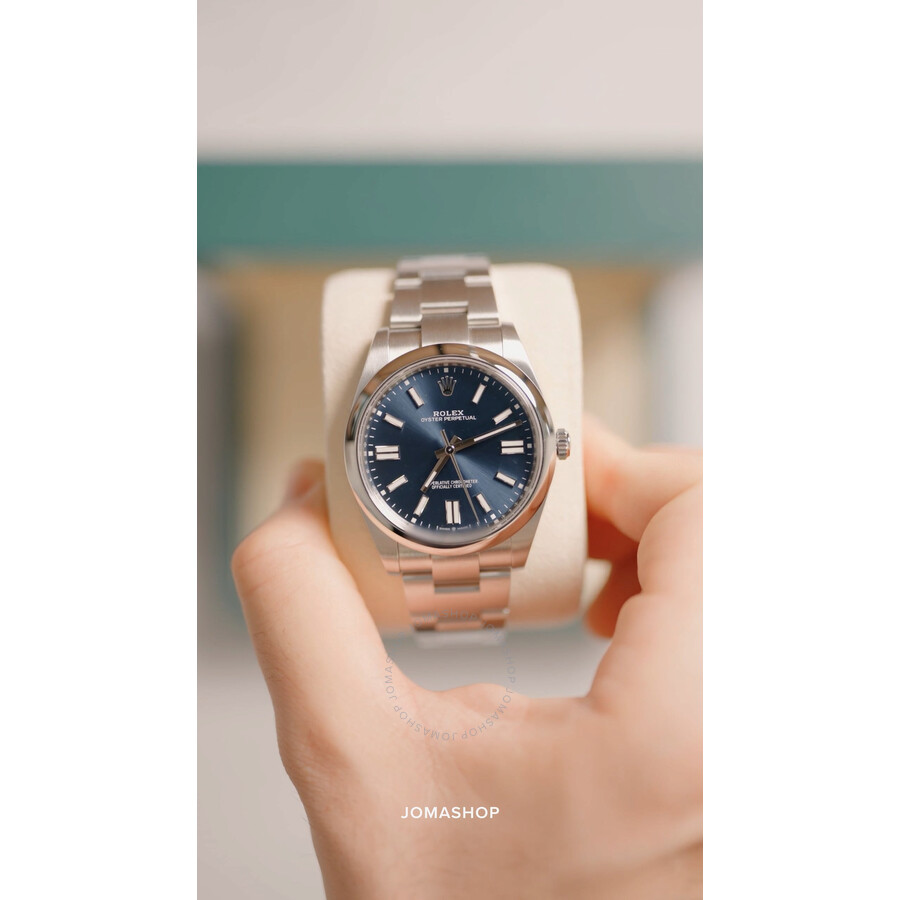 Noble - 新品　NOBLE 【COGTHEBIGSMOKE】 PINE TOP Rolex Oyster Perpetual 41 Automatic Blue Dial Men's Watch