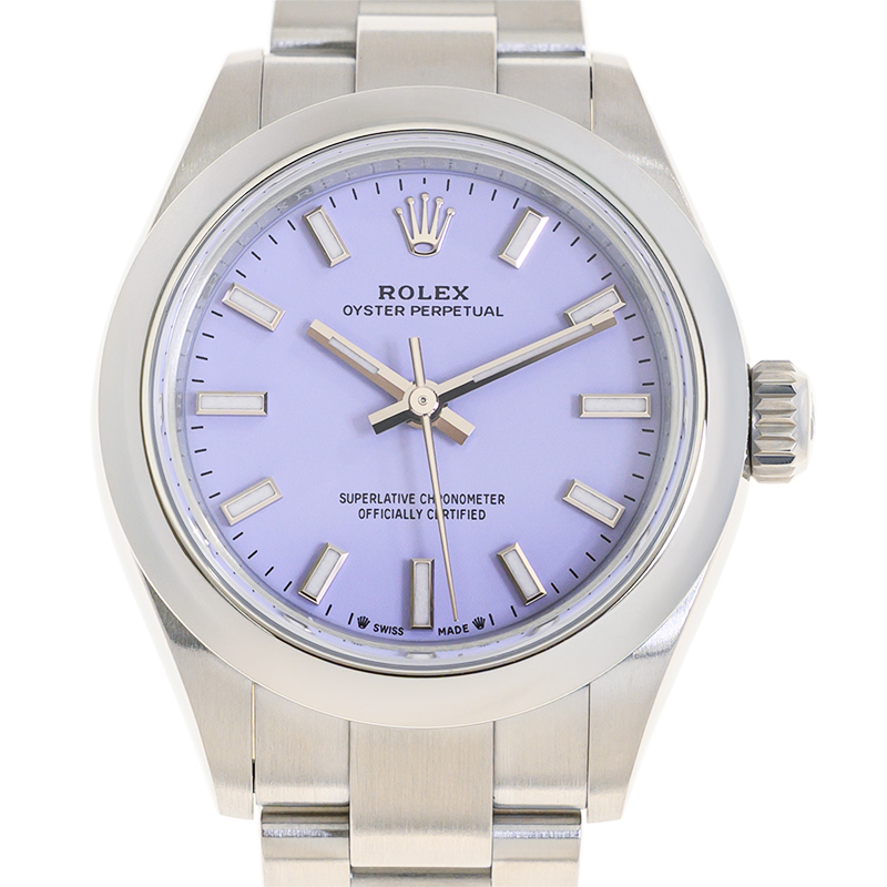 Rolex Oyster Perpetual Automatic Chronometer Purple Dial Ladies Watch M276200-0008