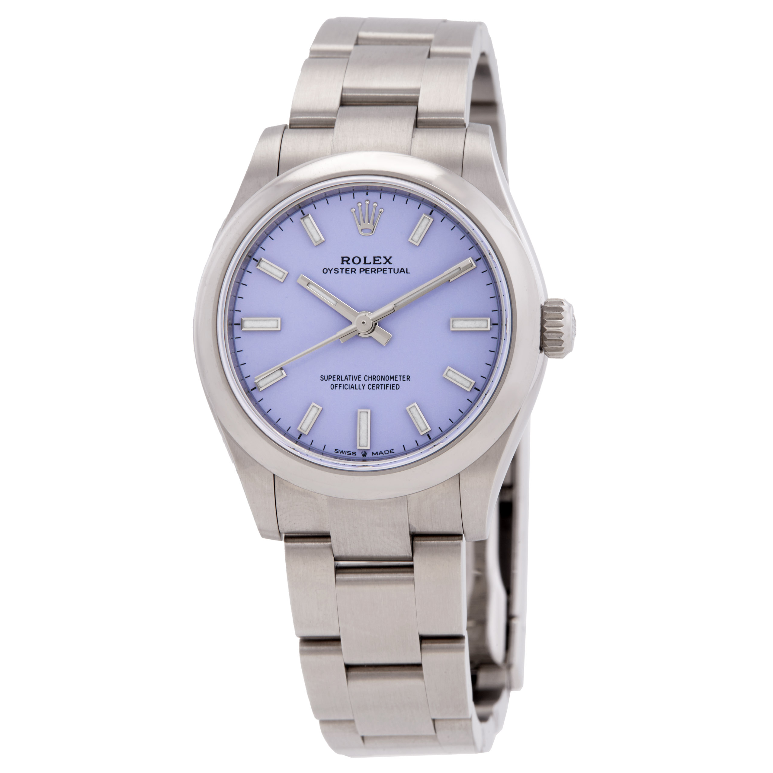 Rolex Oyster Perpetual 31 Automatic Chronometer Purple Dial Ladies Watch M277200-0014