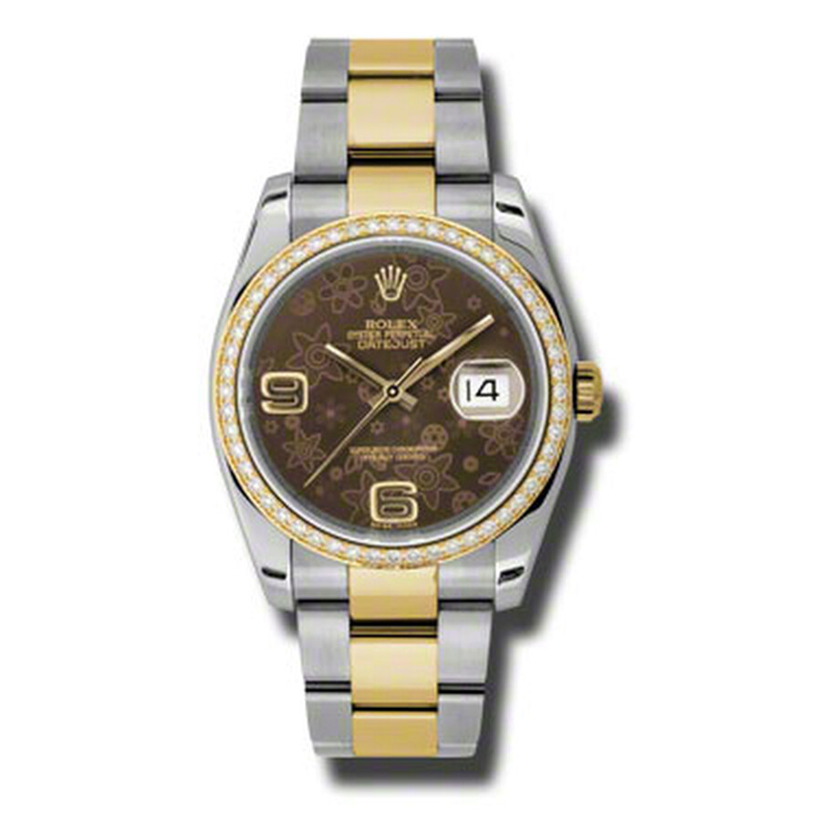 Mua Oyster Perpetual Datejust 36 Brown Dial Stainless Steel and 18K
