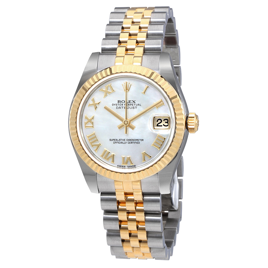 Rolex Oyster Perpetual Datejust Mother Of Pearl Dial Automatic Ladies Jubilee Watch 178273MRJ