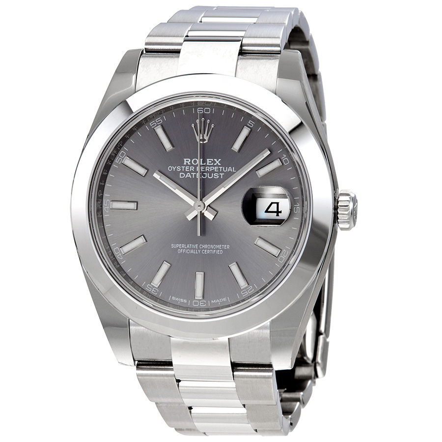 Oyster Perpetual Datejust Rhodium Dial Automatic Men's Watch 126300RSO