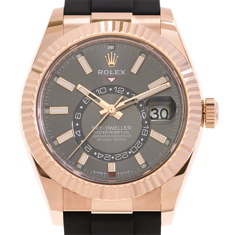 Sky-Dweller GMT Automatic Chronometer Grey Dial Men's Watch