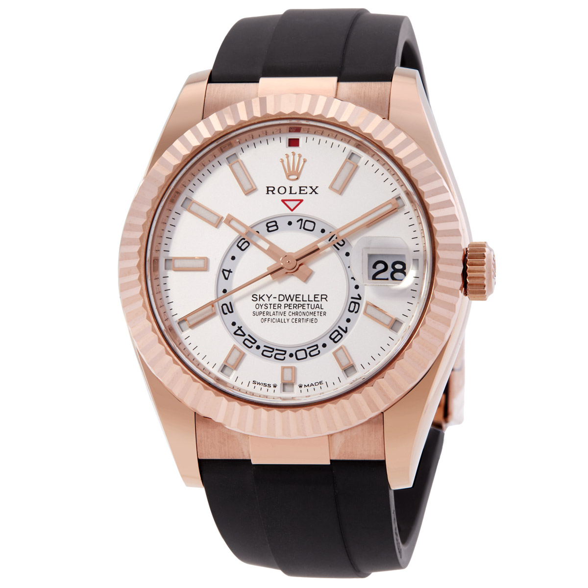 Sky-Dweller GMT Automatic Chronometer White Dial Men's Watch