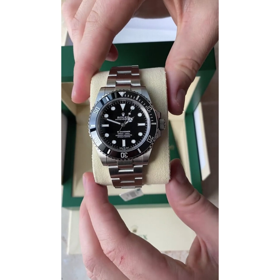 Rolex Submariner Automatic Chronometer Black Dial Men's Watch