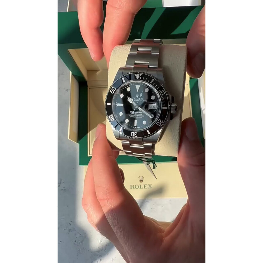 Rolex Submariner Automatic Chronometer Black Dial Men's Watch