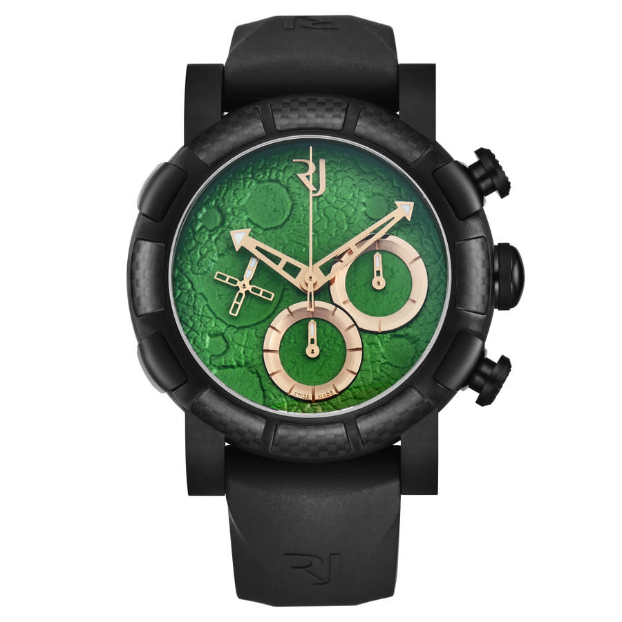 Romain Jerome Moon Dust Chronograph Automatic Green Dial Men's