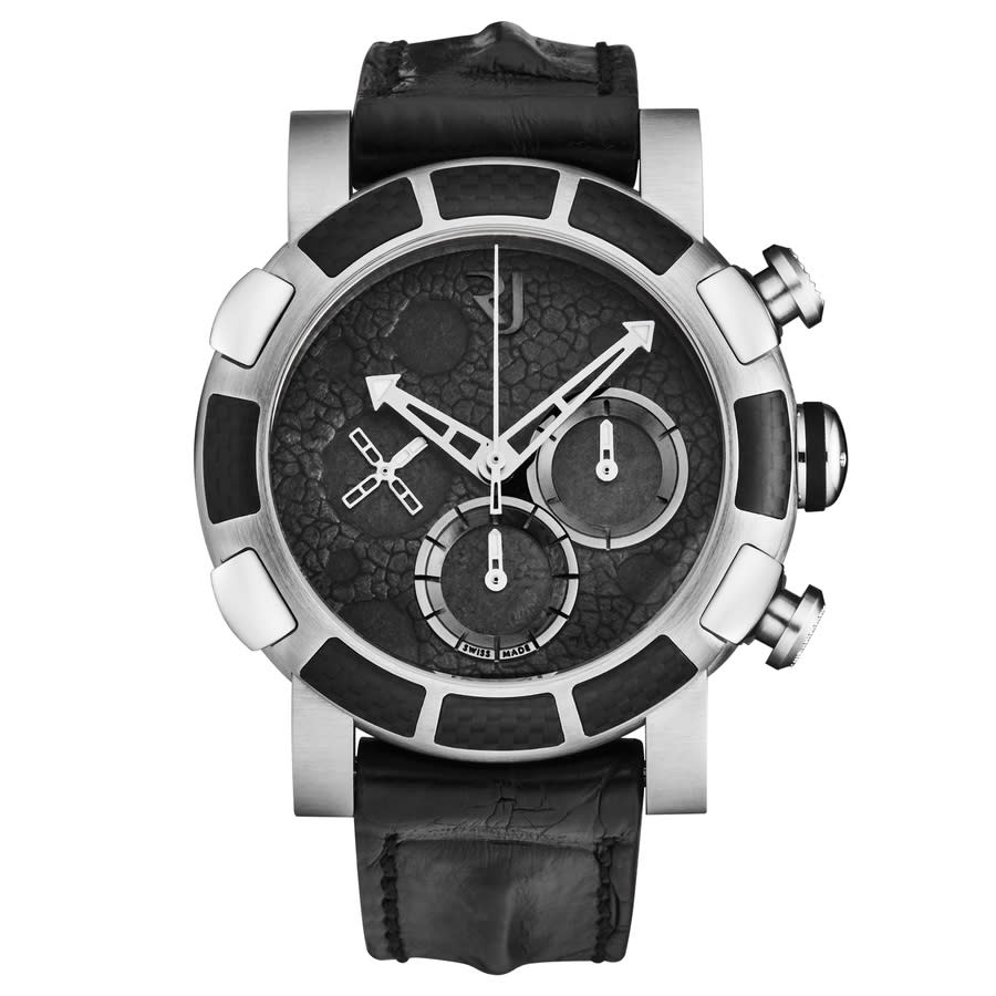 Romain Jerome Moon Dust-Dna Chronograph Automatic Black Dial Men's Watch RJ.MD.CH.101.10