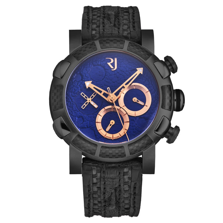 Romain Jerome Moon Dust-Dna Chronograph Automatic Blue Dial Men's