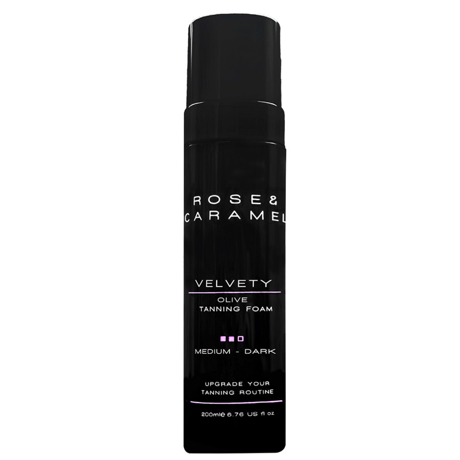 Rose And Caramel Velvety Olive Tanning Foam - Medium Dark 6.76 oz Skin Care 5060734421323