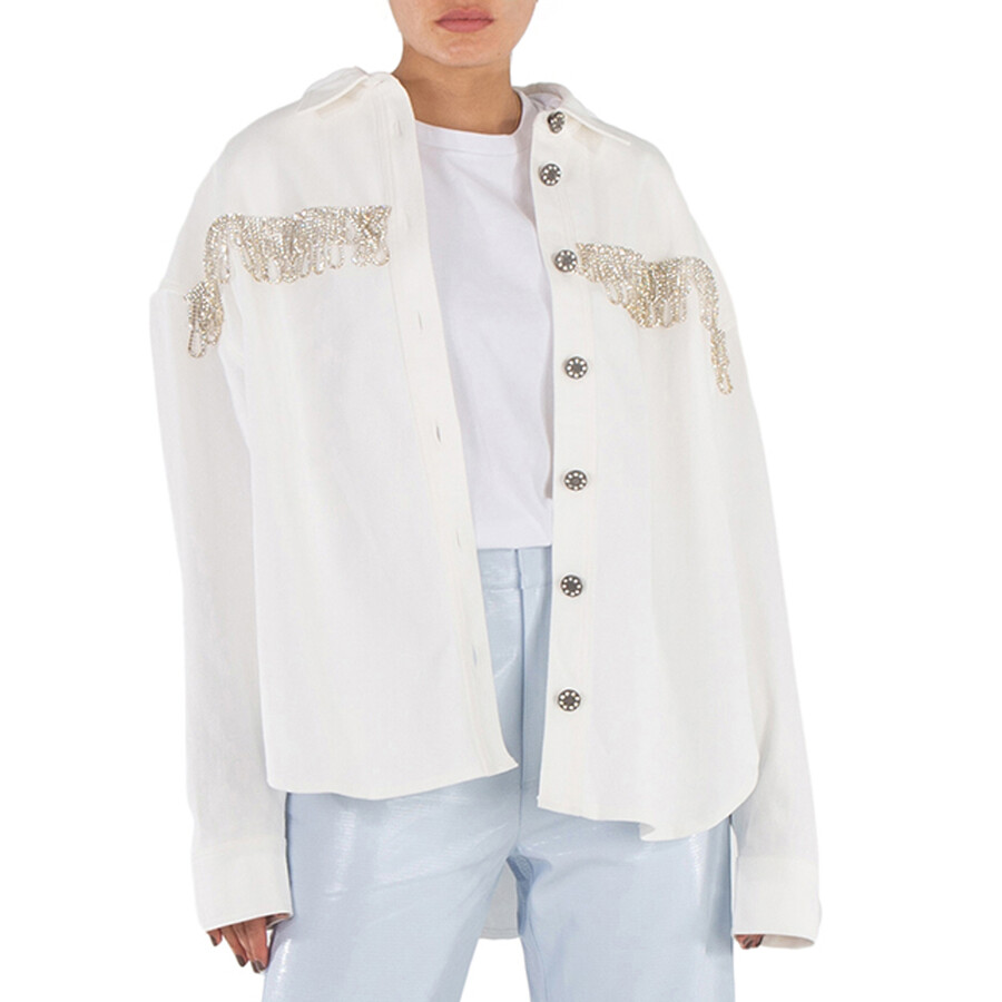 Crystal-Embellished Top
