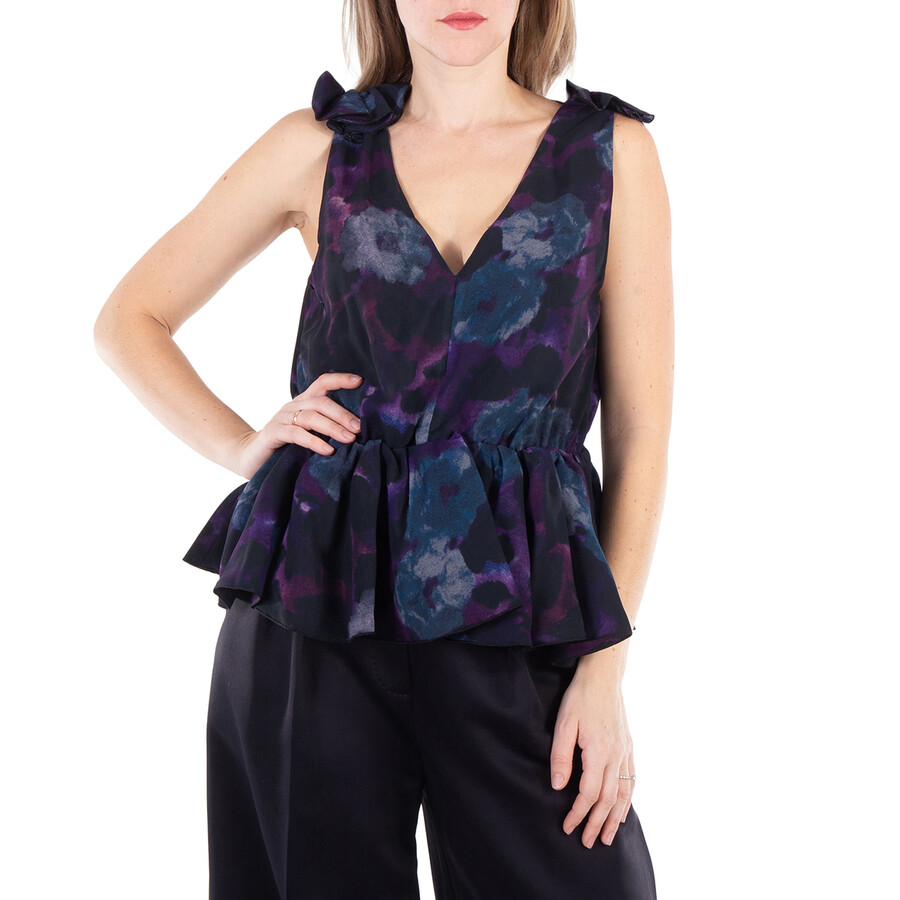 Chiffon Ruffle Top