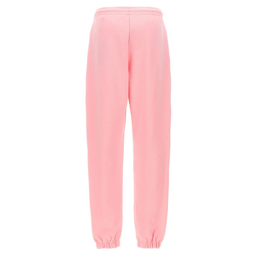 Rotate Birger Christensen Rotate Crystal Logo Embroidered Track Pants In Pink