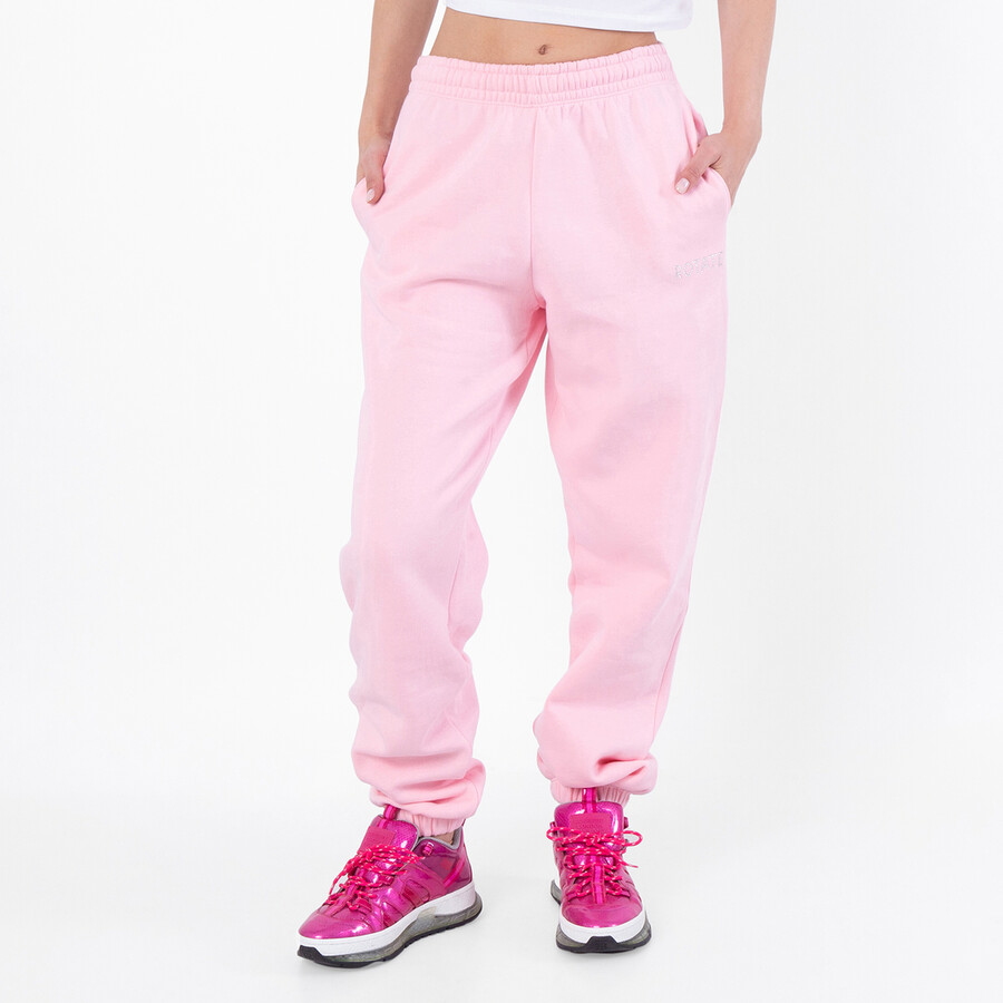Crystal Logo Embroidered Track Pants