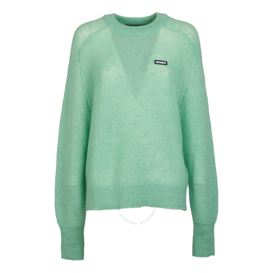 Rotate Birger Christensen Rotate Sweaters In Grey/green