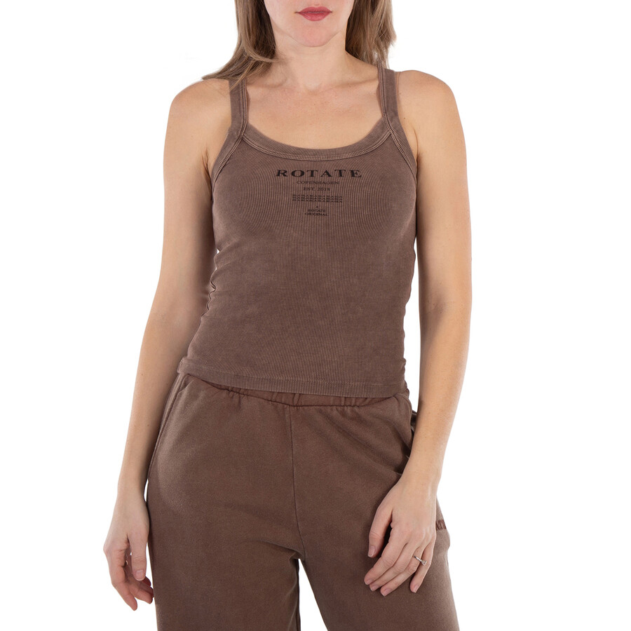 Ladies Mustang Logo Print Top