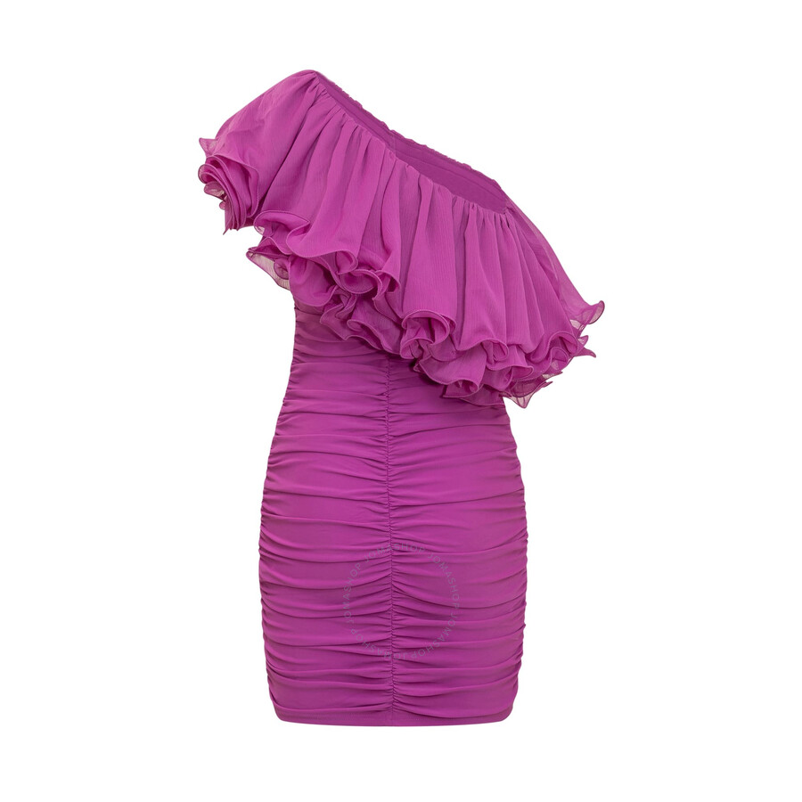 Rotate Birger Christensen Rotate Women Recycled Nylon Dress In Pink
