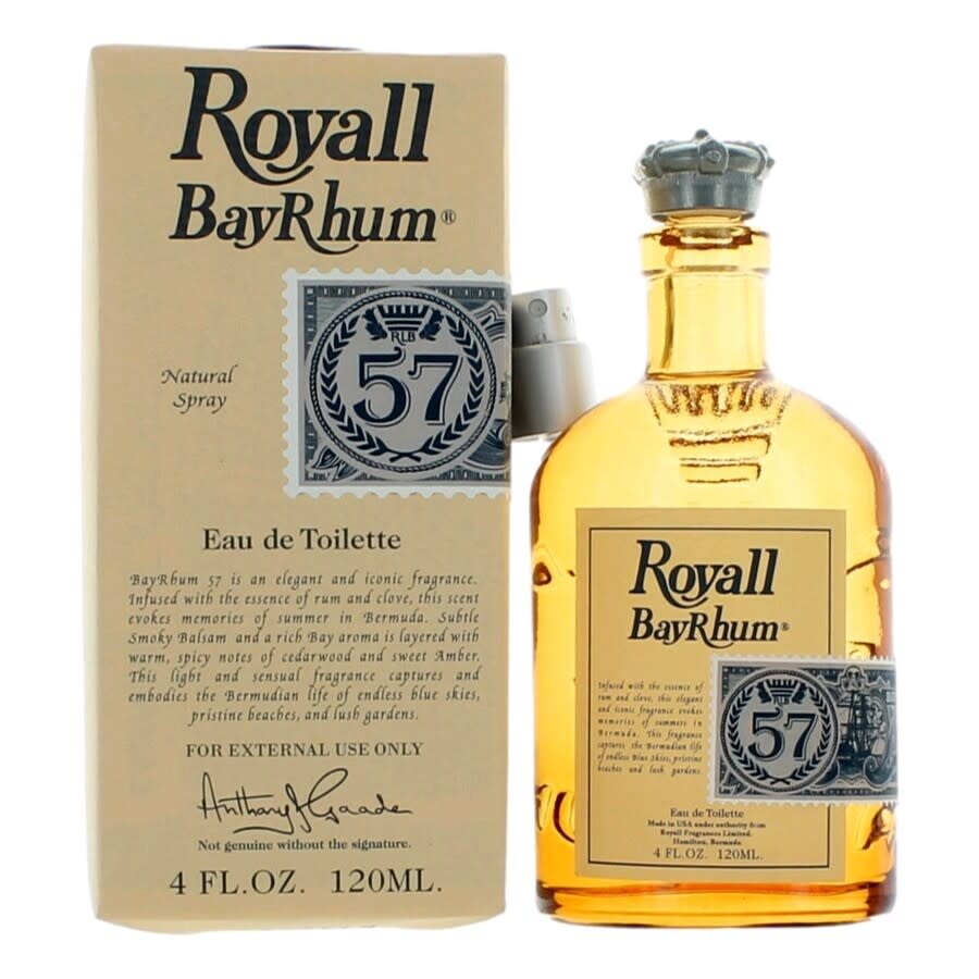 Royall Fragrances Men's Royall Bayrhum 57 Edt Spray 4 oz Fragrances 895670002665