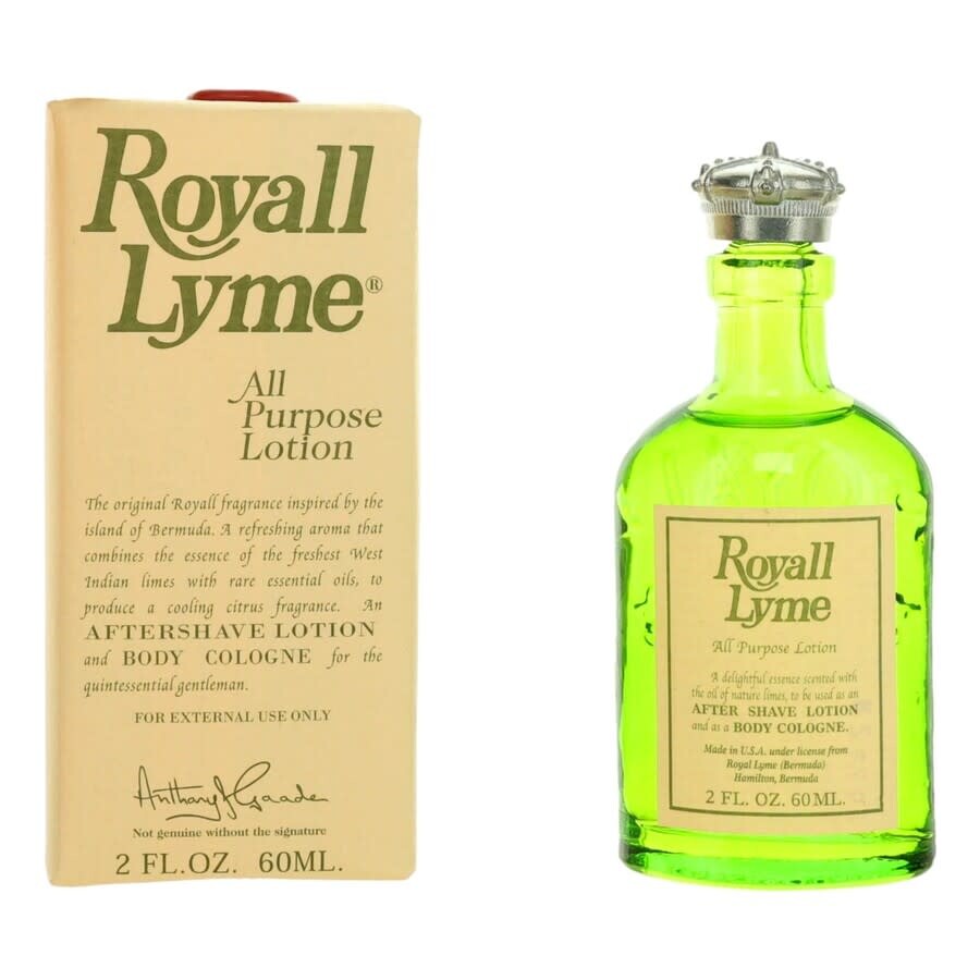 Royall Fragrances Men's Royall Lyme Lotion 2 oz Fragrances 895670002542
