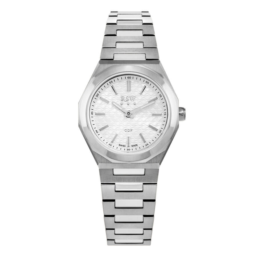 RSW Cdf Collection White Dial Ladies Watch RSWL163-SS-1
