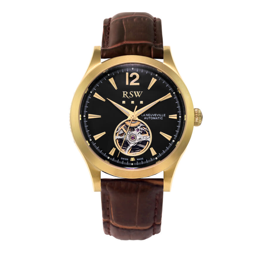 RSW La Neuveville Collection Black Dial Men's Watch RSWA166H-GL-3