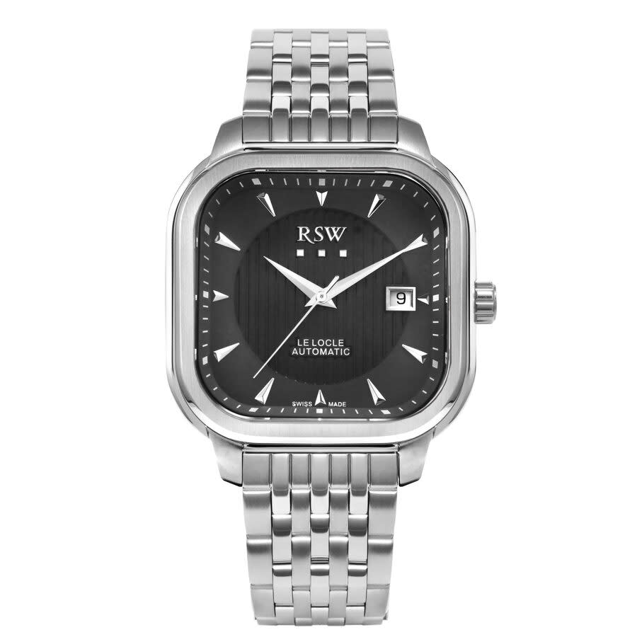 RSW Le Locle Collection Black Dial Men's Watch RSWA165-SS-3