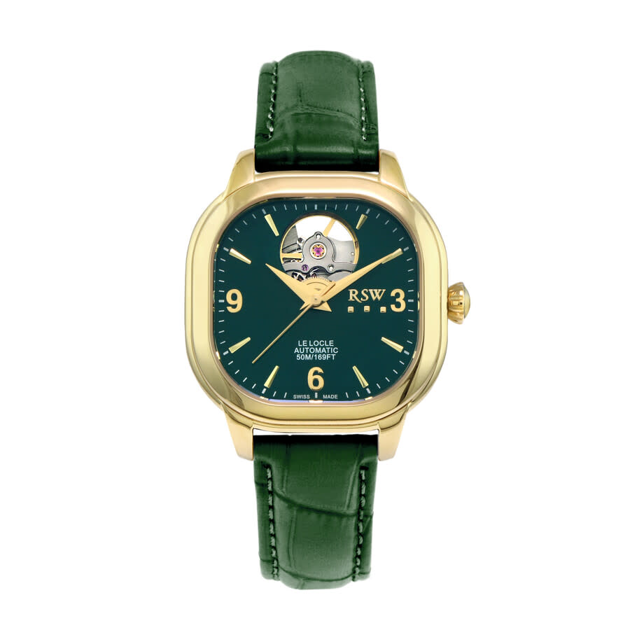 RSW Le Locle Collection Green Dial Ladies Watch RSWLA122-GL-12