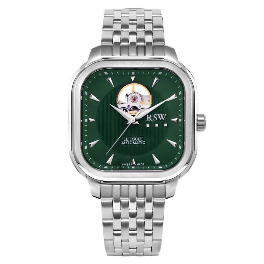 RSW Le Locle Collection Green Dial Men's Watch RSWA165H-SS-12