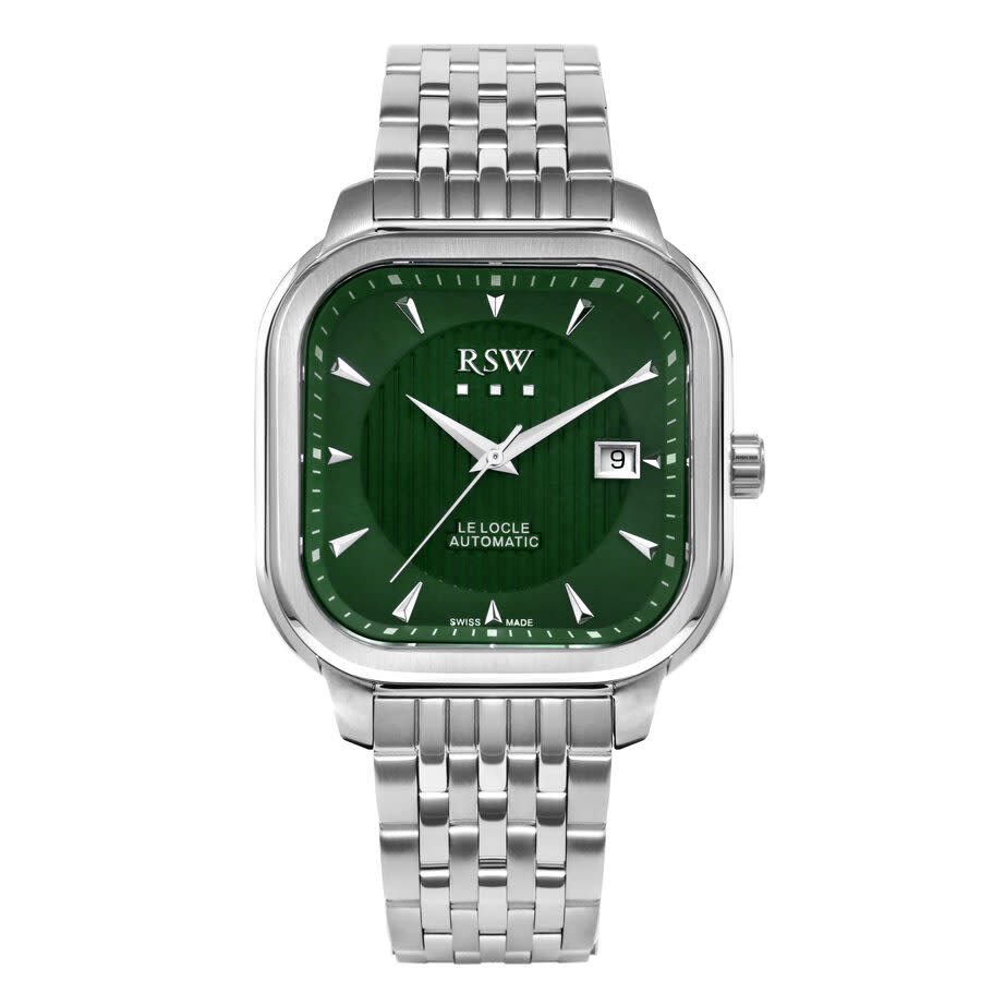 RSW Le Locle Collection Green Dial Men's Watch RSWA165-SS-12